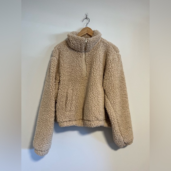 Sage Collective 1/4 zip Sherpa fleece pullover - Picture 7 of 10
